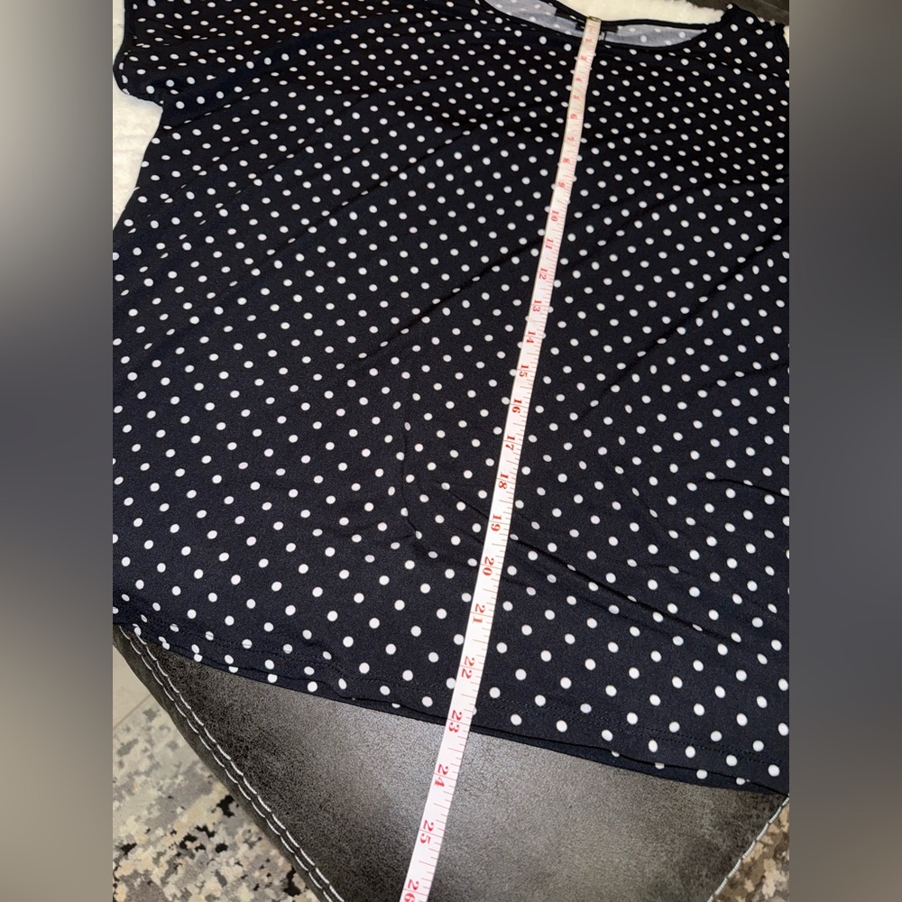 3 x 20$ DKNY Black & White Polka Dot Strapless Top Size M - Picture 4 of 6